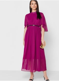 Buy Bat winged Sleeve Dress in UAE