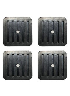 اشتري 4 Pack Air Conditioner Shock Pad, Wall Mounting Bracket Isolator Rubber Pad Damper Shock Absorbing Feet for Ductless Air Conditioner Heat Pump System Outdoor Condenser Unit A/C HVAC في الامارات