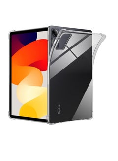 اشتري Transparent Case Compatible with Xiaomi Redmi Pad SE 11.0 inch Released 2023, Ultra Thin Silicone Air-Corners Shockproof Back Shell HD Transparent TPU Protective Cover - Clear في مصر