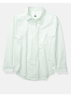 Buy AE Oversized Oxford Button-Up Shirt in Saudi Arabia