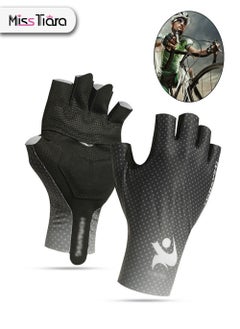 Buy Sport UV Protection Fingerless Breathable Gloves for Cycling Hiking Kayaking Surfing and Sailing in UAE