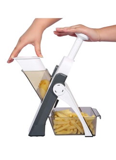 اشتري 5 in 1 Vegetable Chopper Food Potato Cutter في السعودية