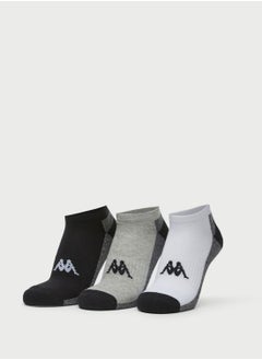 اشتري 3 Pack Logo Crew Socks في الامارات