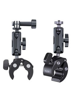 Buy Camera Clamp Bike Motorcycle Handlebar Mount Accessories, 360 Ball Joint Tube Roll Bar Holder Clip for GoPro 12 11 10 9 8 7 Insta360 X3 Ace Pro DJI Action 3 4 Osmo Pocket 3 in UAE