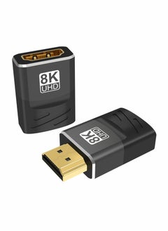 اشتري 8K HDMI Adapter Male to Female and Female to Female for Wall-Mounted TVs - High-Speed HDMI Extension and Coupler for Enhanced Connectivity and Performance. في الامارات