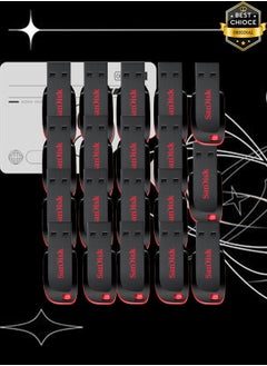 Buy 19 Pieces SanDisk Curzer Blade USB 2.0 Flash Drive 32GB in Saudi Arabia