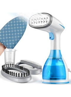 Buy Steamer for Clothes, 15s Heat up Handheld Clothes Steamer with Ironing Glove, 3 Steam Modes, 280ml Blue in Saudi Arabia