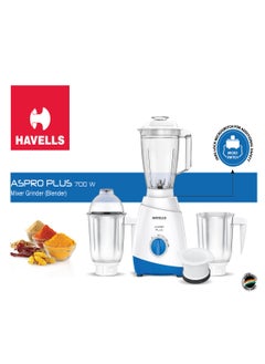 Buy ASPRO Plus 700W 3 In 1 Mixer Grinder Blender in UAE