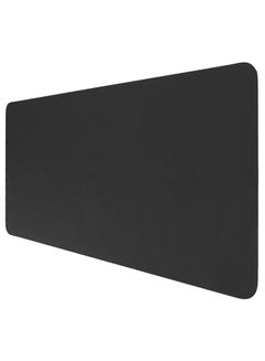 Buy Leather Mouse pad Desk mat, Microfiber Leather Desk pad Large Mouse pad, Waterproof Desk Mat for Desktop Black in UAE