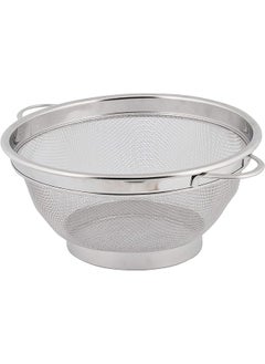 Buy Steel Basket Colander Silver 24 Cm 1 Pc Ql0018 in Saudi Arabia