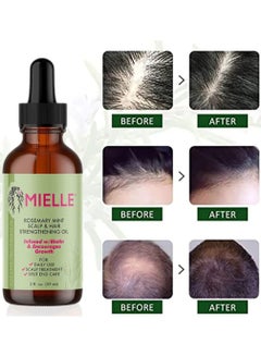 Buy Mint and Rosemary Hair and Scalp Fortifying Oil 59 ml in Saudi Arabia