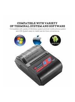 اشتري MTP-2 Receipt Portable Printer Wireless Bluetooth Thermal Printer With USB Port for Android iOS Supermarket Club في السعودية