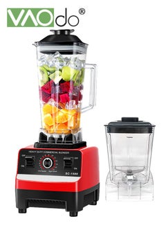 Buy 1800W Blender Professional High Speed Countertop Blender with Durable Stainless Steel Blades BPA Free Blender for Shakes and Smoothies Nuts Ice and Fruits Dishwasher Safe in UAE