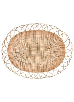 Buy Place Mat, Natural/Rattan Handmade, 35 Cm in Saudi Arabia