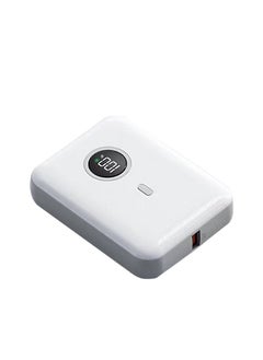 اشتري 10000 mAh PD Fast Charging Power Bank USB Output 5V/3A 9V/2A 12V/1.5A 22.5W White في السعودية