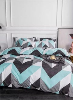 Buy Various King/Queen/Single Bedding Set Size Geometric Design in UAE