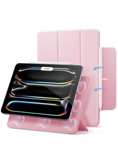 Buy Case For iPad Pro 12.9 Case 12.9 Inch (2022/2021/2020, 6th/5th/4th Generation) Convenient Magnetic Attachment 2-Way Stand Full Pencil 2 Support Rebound Magnetic Case in UAE