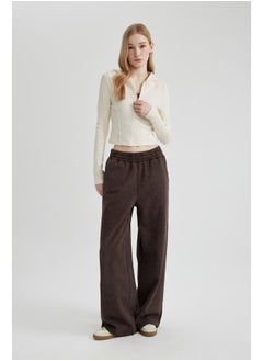 Buy Woman Wide Leg Knitted Trousers in Egypt