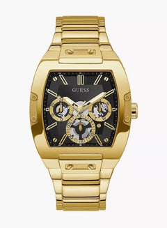 Buy Guess Phoenix Men's Gold multifunction Stainless Steel Strap Watch - GW0456G1 44mm in Saudi Arabia