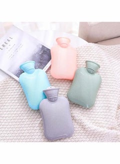 Buy 500ml Hot Water Bottle Without Cap, Bedside Bottle for Adults and Kids, Pain Relief Back Pain Menstrual Pain Neck Shoulder Pain Relief in Egypt