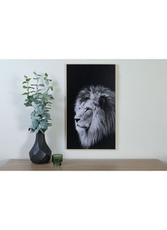 Buy Alpha Framed Wall Art 40x70Cm Black/Grey in UAE