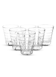 Buy Glass Baguette Set of 6 Tumblers in Egypt