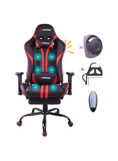 Buy COOLBABY Gaming Chair Ergonomic Office Massage Chair,180° Recliner System,2D Adjustable Arm-Rest With Massage and Bluetooth Speaker and Footrest in UAE