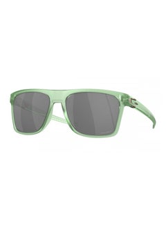 Buy Unisex UV Protection Rectangular Shape Sunglasses OO9100 910017 Size 57 - Lens Size 57 Mm - Green in UAE