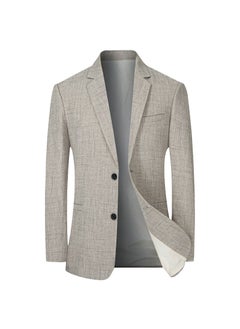 Buy 2024 Spring Autumn Mens Business Casual Suit Jacket1755 gray coffee 1755 gray coffee in UAE