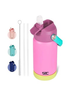 Buy S2C 550ml Leakproof Stainless Steel Water Bottle for Kids With Straw & Handle|Toddler water bottle|Kids Water Bottle For School Boys Girls|Easy to Carry|BPA Free,Baby water bottle in UAE