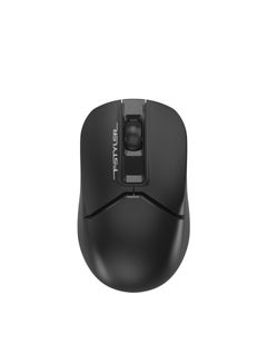 Buy A4TECH Dual Mode Wireless/Bluetooth Mouse With Silent Click FB12S, Auto Power Saving, Windows, Mac, Chrome OS, Android, Black in UAE