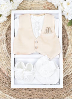 Buy 4-Piece Baby Suit Set with Gift Box in Saudi Arabia