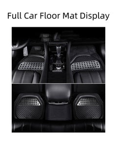 Buy Universal Car Floor Mats Black, Rubber Floor Mats for Cars and SUVs,All Weather Protection Heavy Duty Protection,5 Pieces/Set in UAE