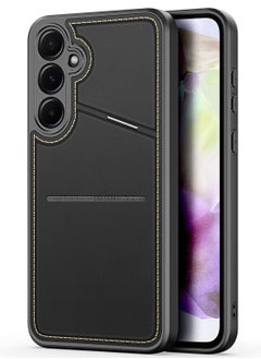 Buy DUX DUCIS Rafi II Series Case for Samsung Galaxy A35 5G Case Wallet with Kickstand and Credit Card Holder Compatible with MagSafe Leather Heavy Duty Protective Case Cover (Black) in Egypt