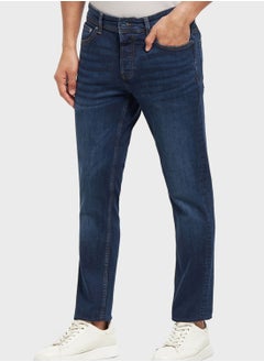 Buy Dark Wash Slim Fit Jeans in UAE