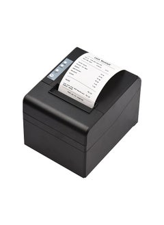 اشتري Thermal Receipt Printer 80mm Desktop Direct Thermal Printing USB+LAN Connection 300mm/s High Speed with Auto Cutter Support ESC/POS في السعودية