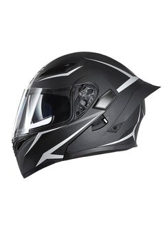 Buy Motorcycle Helmet Unisex Adult Cool Rider Equipment Four Seasons New Street Touring Motorbike Helmet Dual Visor Flip up Full Face Helmet with BT Space  L Style1 in Saudi Arabia