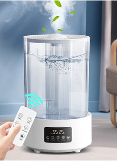 Buy 5L Air Humidifiers, Essential Oil Diffuser, Ultrasonic Top Fill Cool Mist Humidifiers, with Timer and Night Light, Smart Humidistat Control for Bedroom Large Room in Saudi Arabia