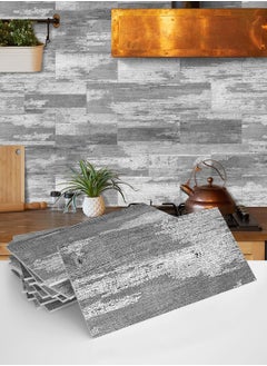 Buy 32Pcs Backsplash Tiles 20.32 * 10.16cm 3D Wall Panels Wall Sticker Self-Adhesive Brick Wallpaper Peel and Stick Tile for Kitchen Bathroom Shower Wall Tile Stickers Wall Decor in Saudi Arabia