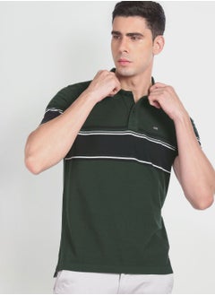 Buy Striped Regular Fit Polo in UAE