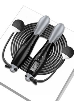 Buy Dual Purpose Digital Jump Rope - Adjustable Counting Skipping Rope - Multimode Skipping Rope with Calories - 360° anti-winding - Cordless Jumping Rope for Fitness Exercise Gym in UAE