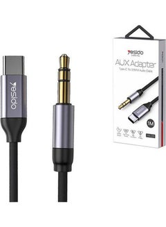 Buy Cable Type-C To 3.5mm Audio Cable Black in UAE
