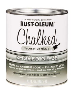 Buy Chalked Paint Smoked Glaze Matte Finish 1Quart in UAE