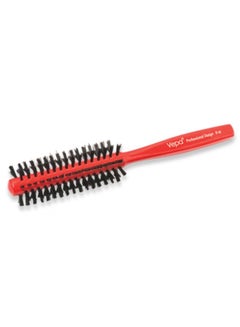 Buy Hair Brush Professional Design K-19 Red, Homogeneous Oil Distribution, Heat-Resistant Blow Dryer Brush in UAE