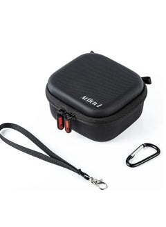 Buy Mini Carrying Case Protective Storage Bag with Surface-Waterproof for DJI Action 2 Dual-Screen Combination Accessory Drop-Proof Box, Travel and (Black) in Saudi Arabia