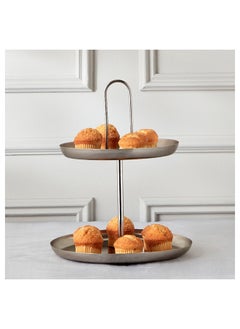 Buy Splendid Metal Cake Stand 30x34x30 cm in UAE