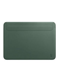 Buy Skin Pro II PU Leather Sleeve For Macbook 13.3" - Midnight Green in UAE