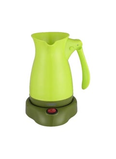 Buy VIO® Electric Hot Water Milk Tea Coffee Kettle Stainless Steel Greek Turkish Coffee Maker Portable Electric Portable Heating Machine Portable Hot Pot (Green) in UAE