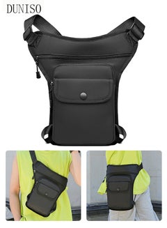 اشتري Multifunction Drop Leg Bag For Men and Women Panel Utility Waist Bag Shoulder Bag Crossbody Bag For Cycling Hiking Travelling Pouch Pack Waistpack For Outdoor Sports في الامارات