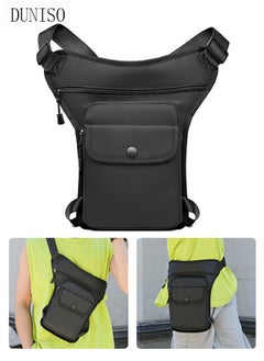 اشتري Multifunction Drop Leg Bag For Men and Women Panel Utility Waist Bag Shoulder Bag Crossbody Bag For Cycling Hiking Travelling Pouch Pack Waistpack For Outdoor Sports في الامارات